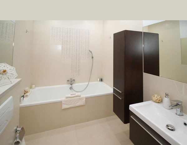 bagno pulito e comfortevola